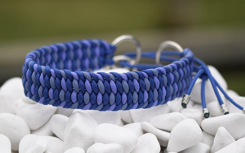 Halsband 46 cm i Blueberry Muffin, Purple Orchid & Lavender Purple