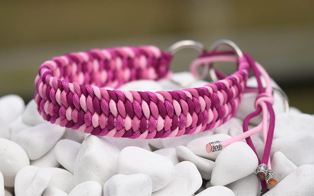 Halsband 45 cm i Cotton Candy Pink, Bubble Gum Pink, Passion Pink & Very Berry