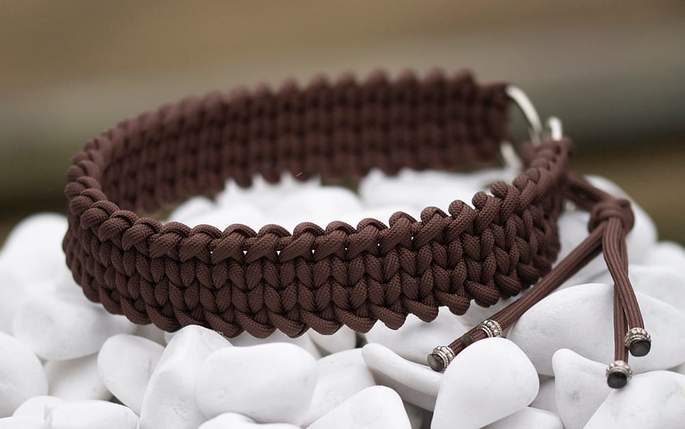 Halsband 45 cm i Brunette Brown