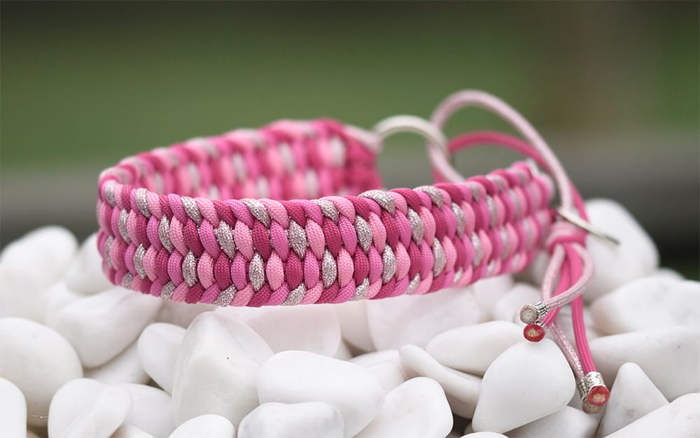 Halsband 40 cm i Fuchsia, Fairy Princess, Ballet Pink & Bubble Gum Pink