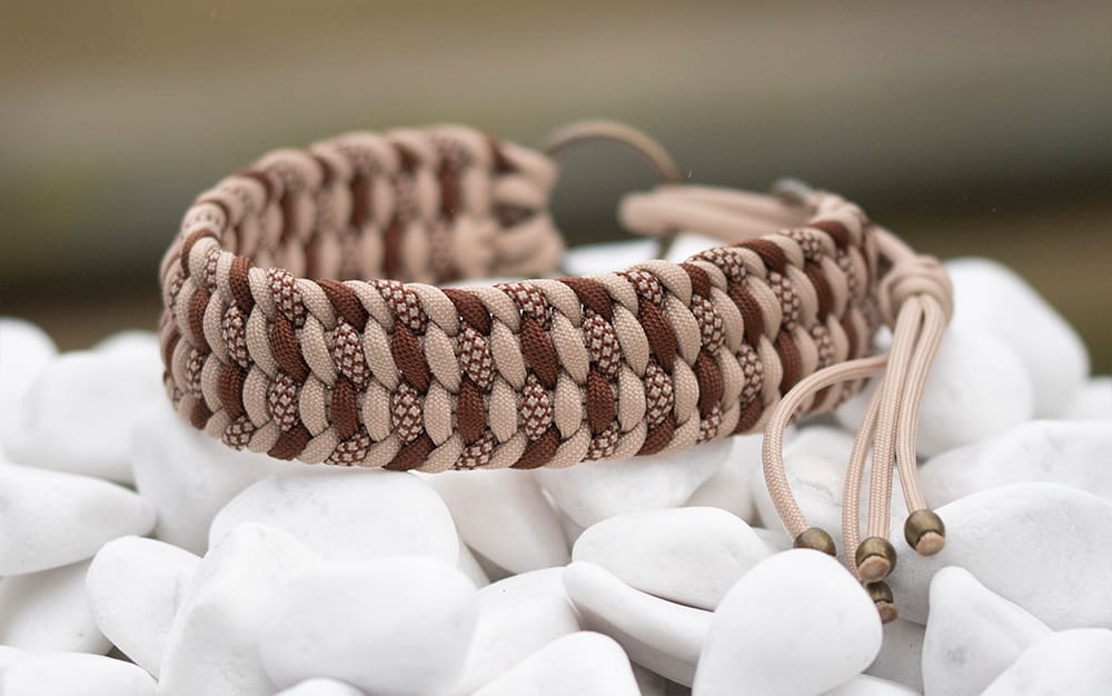 Halsband 34 cm i Mocca, Chocolate Brown, Chocolate Brown & Mocca Diamonds