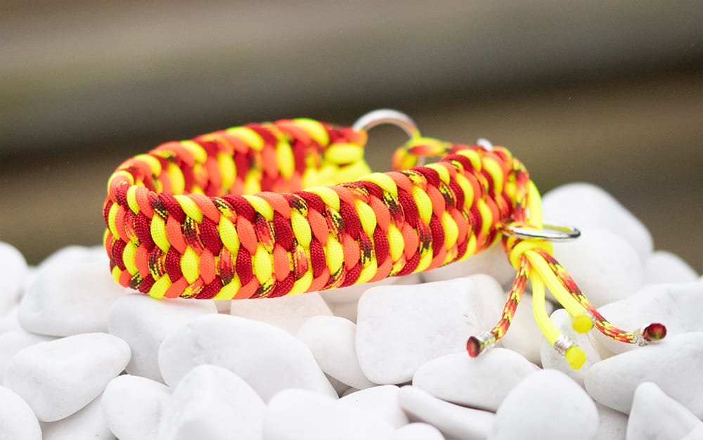 Halsband 29 cm i Fireball, Imperial Red, Neon Orange & Ultra Neon Yellow