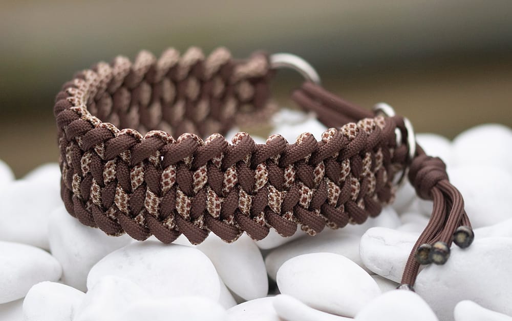 Halsband 28 cm i Brunette Brown & Desert Island