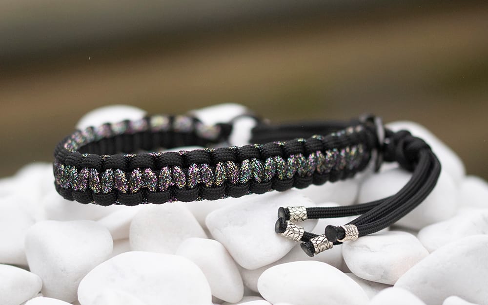 Halsband 28 cm i Black & Glistering Nights