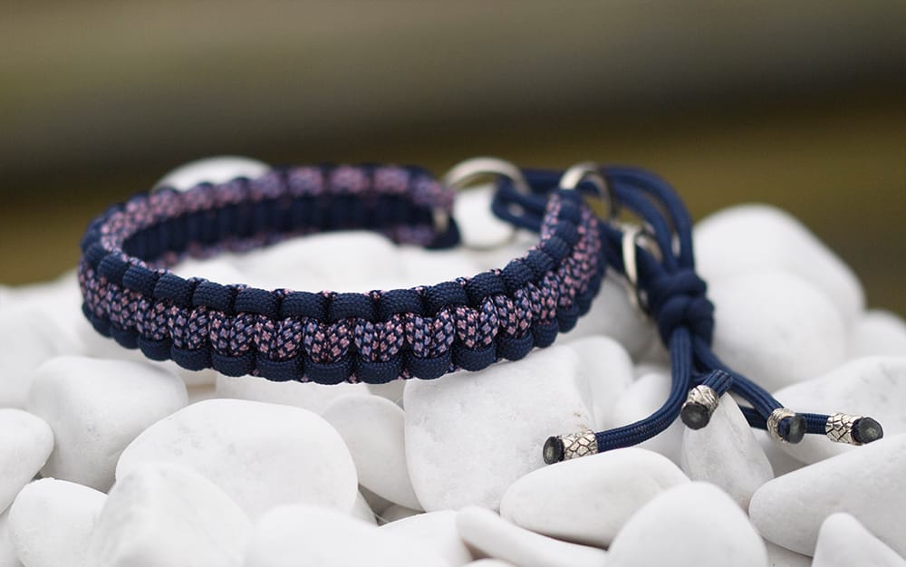 Halsband 28 cm i Midnight Blue & Sweet Kisses