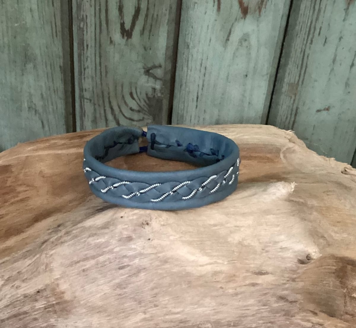 21 cm Tenntrådsarmband blå