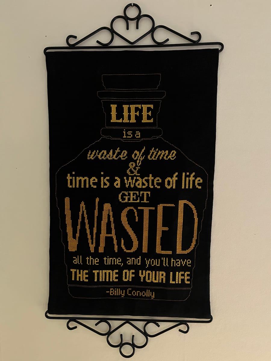 Broderi, Life is a waste of time
