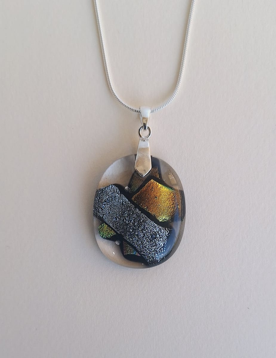 Dichroic Glas Smycke Hängen