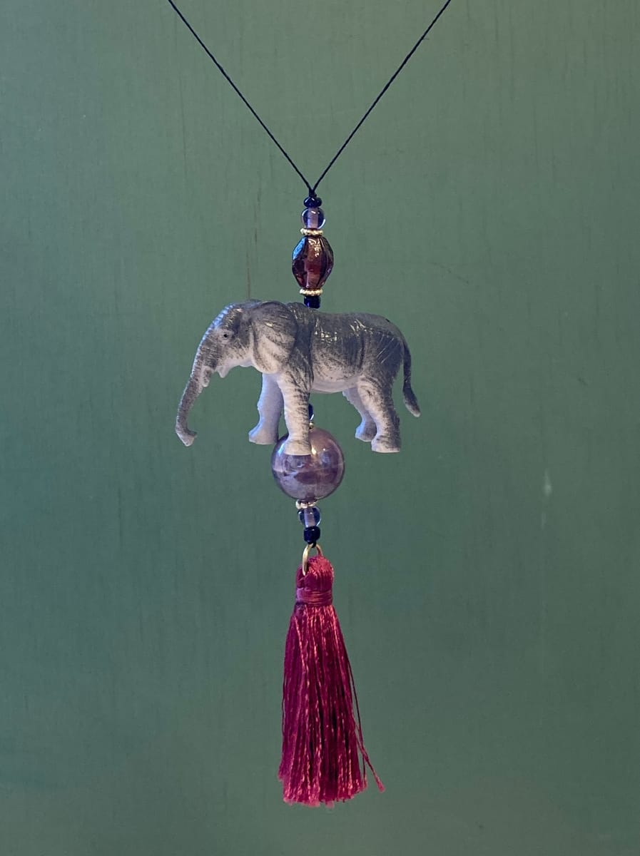 Pynt / julgransdekoration / ramadandekoration – elefant