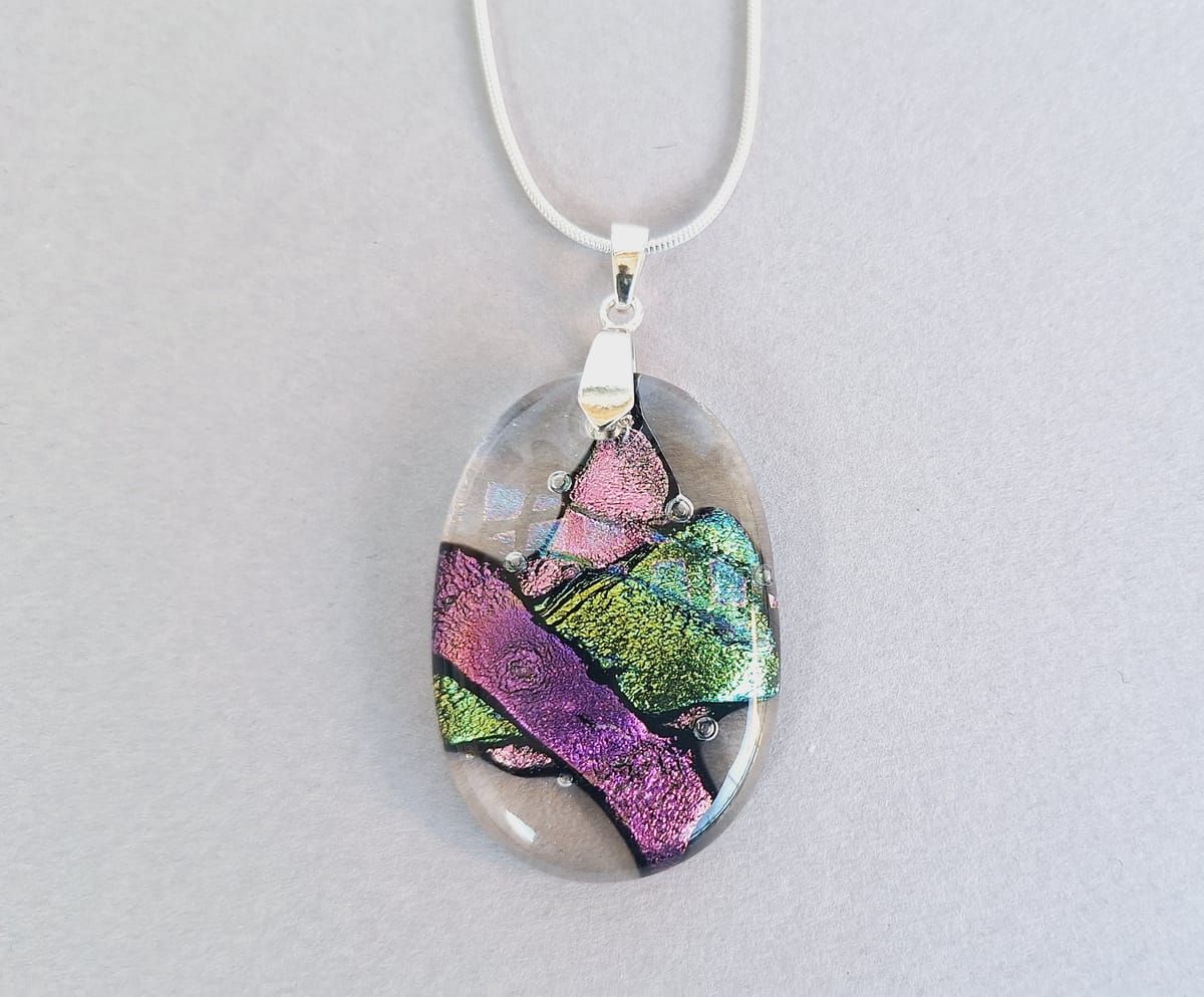 Dichroic Glas Smycke Hängen