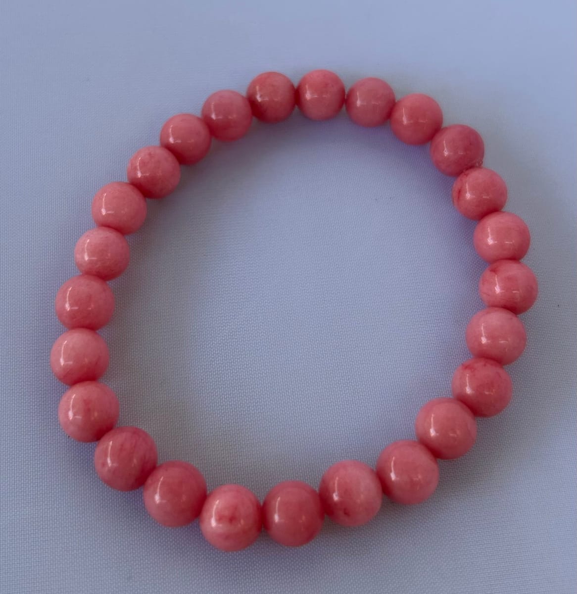 Armband med Röd kalcedon