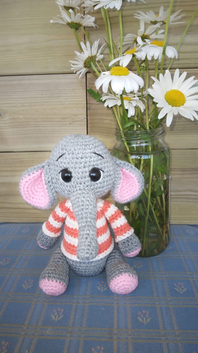 Amigurumi Elefant 20cm