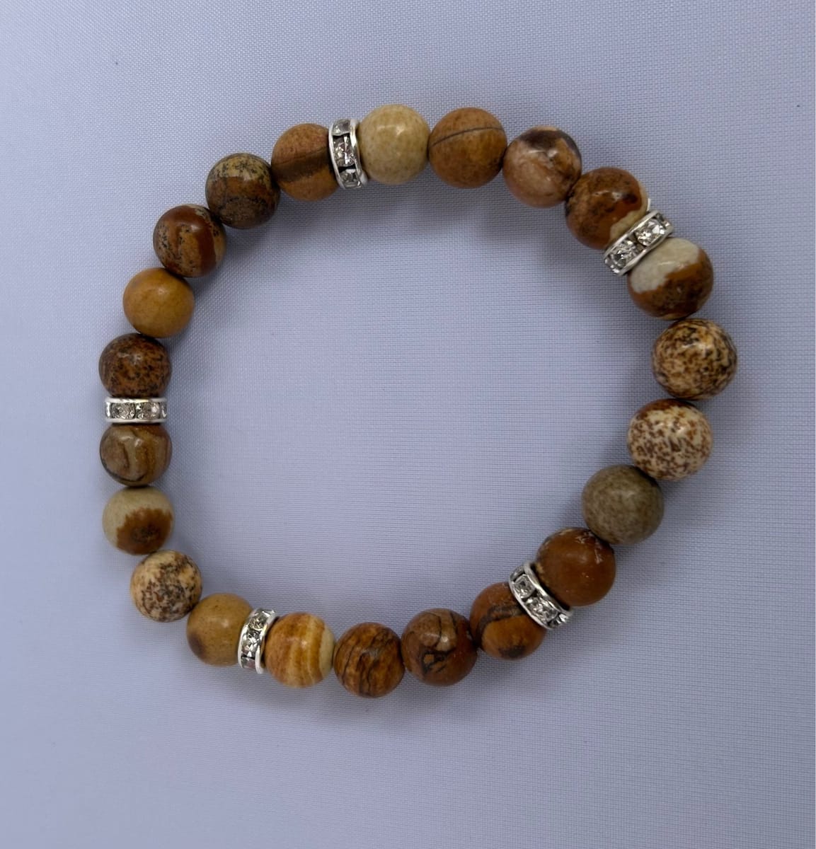 Armband med bruna jaspis