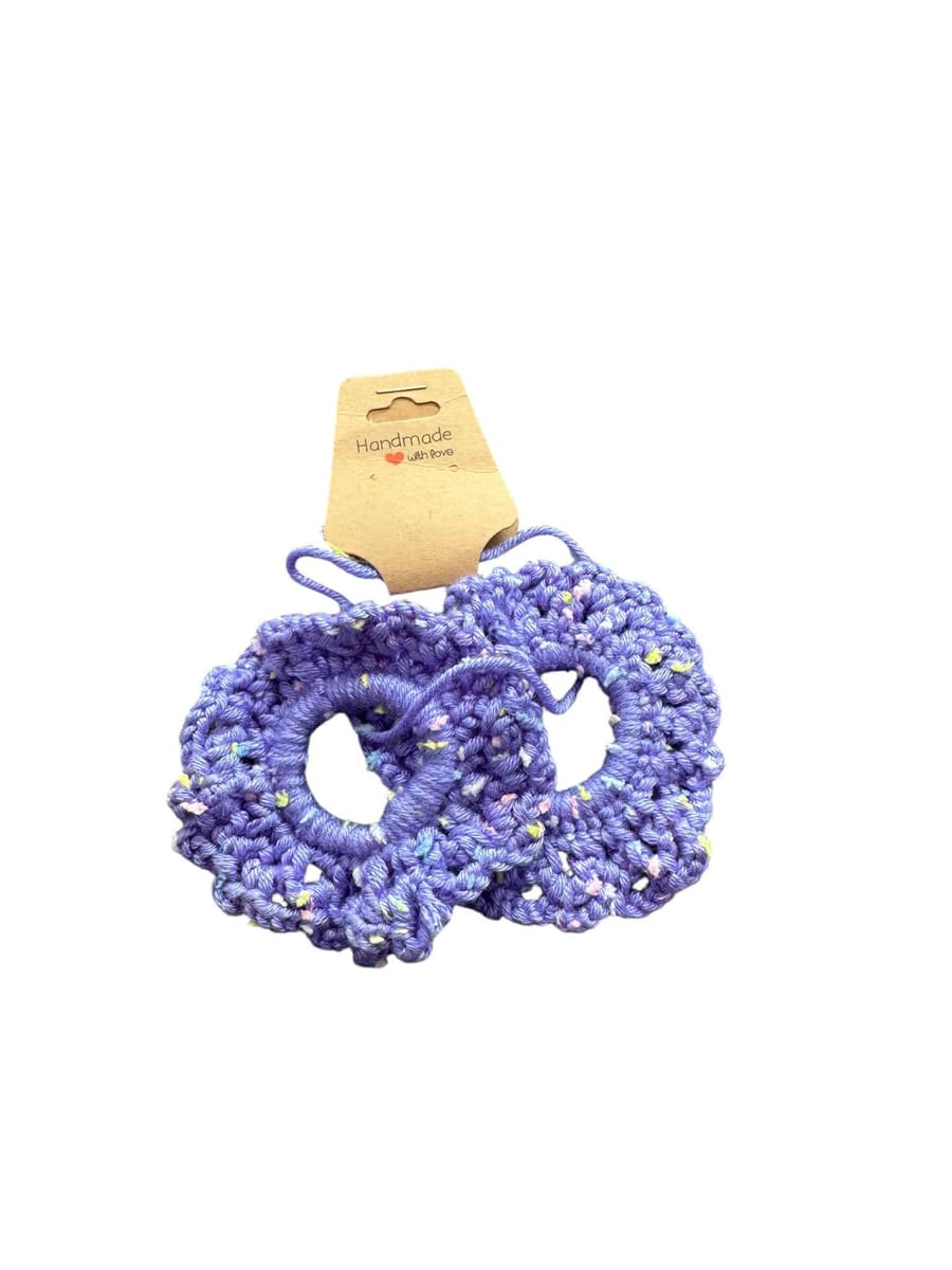 Handvirkad Scrunchie - 2- pack