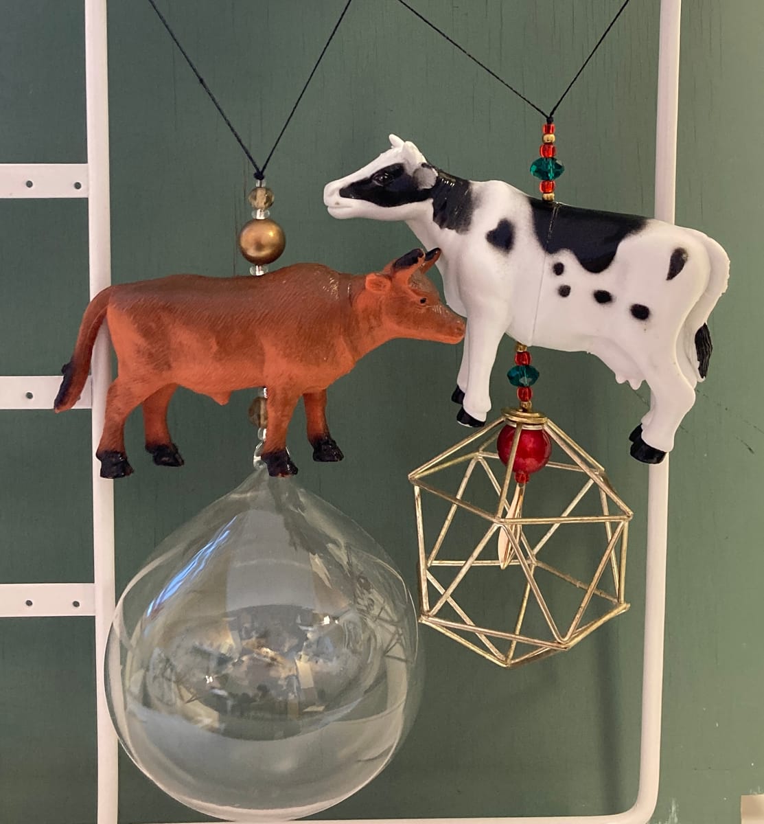 Pynt / julgransdekoration  – ko / kossa / tjur