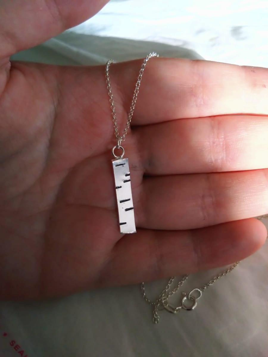 björkhalsband i sterling silver