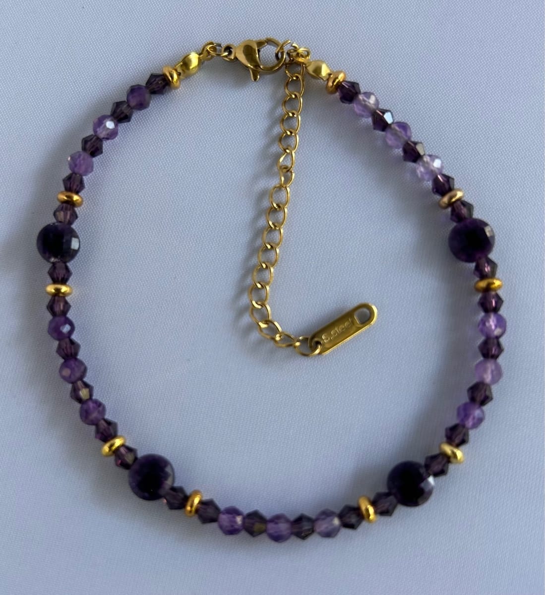 Armband med ametist