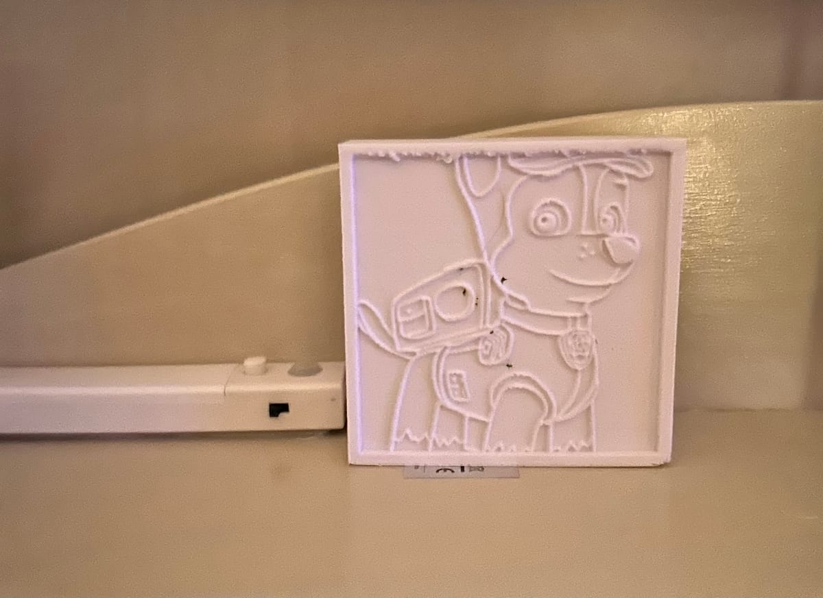 3D tavla med motiv