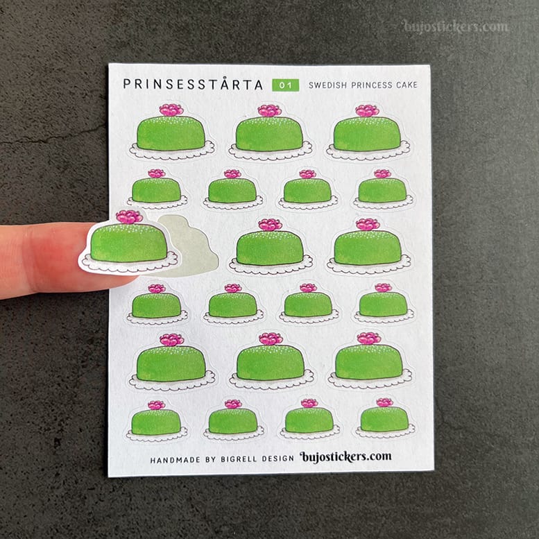 Stickers – Prinsesstårta