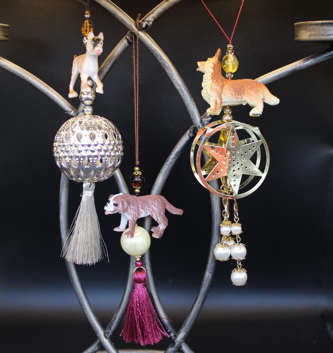 Pynt / julgranspynt – hundar / boxer / berner sennen / corgi