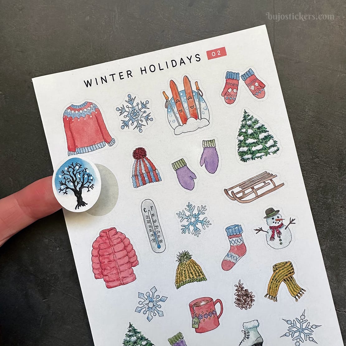 Stickers – Vintermys (Winter holidays 02)