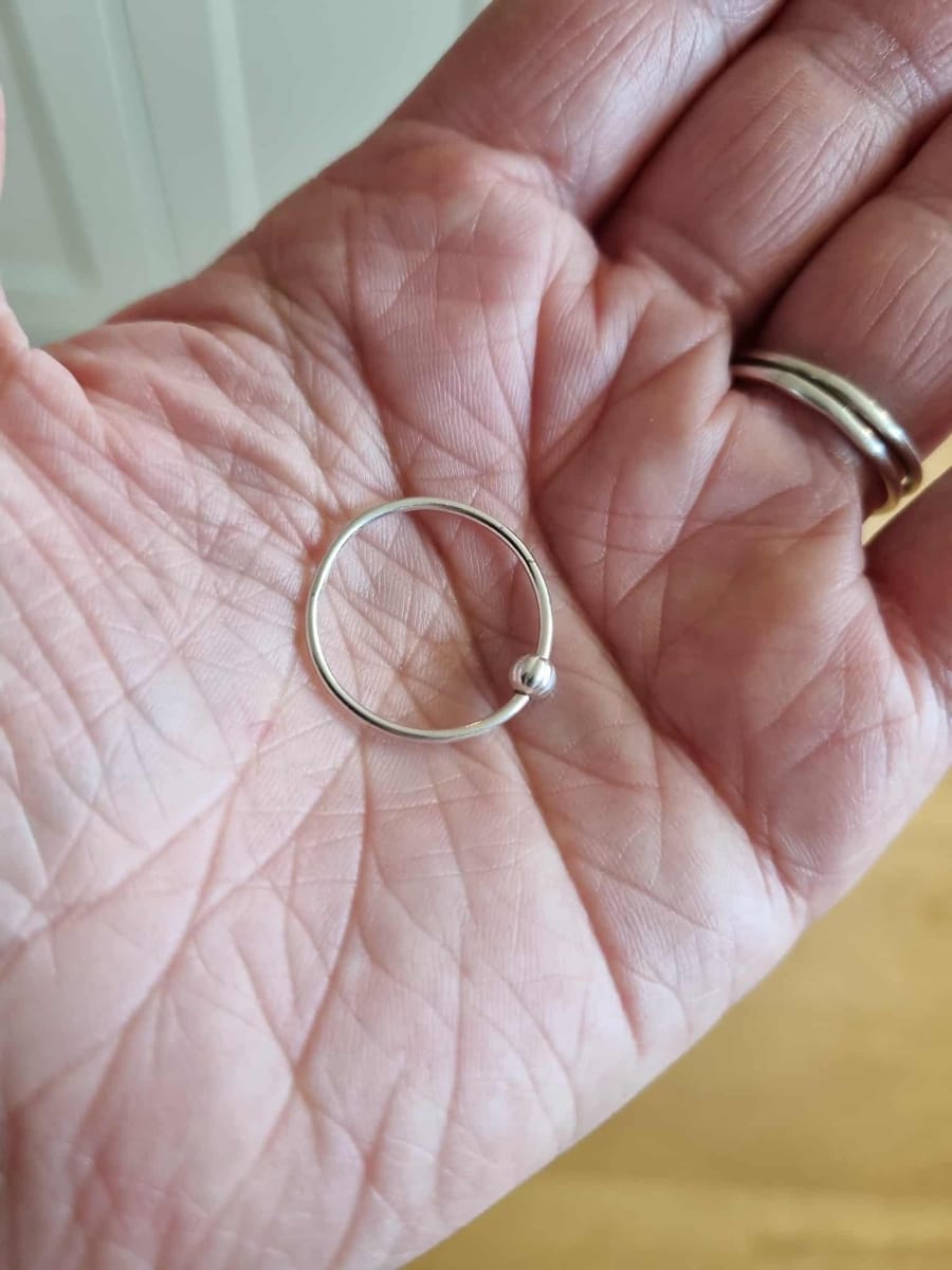 Stressring Sterlingsilver