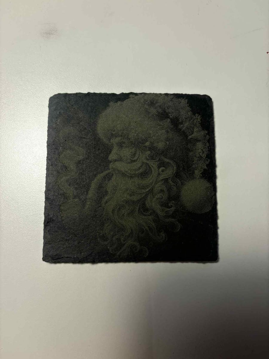 Graverad Skifferplatta