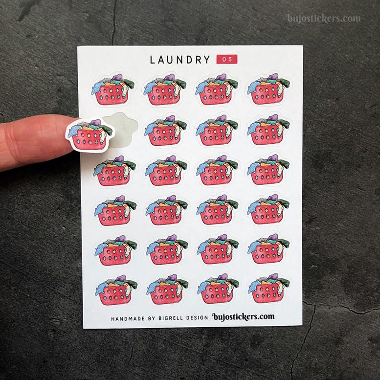Stickers – Tvättkorg