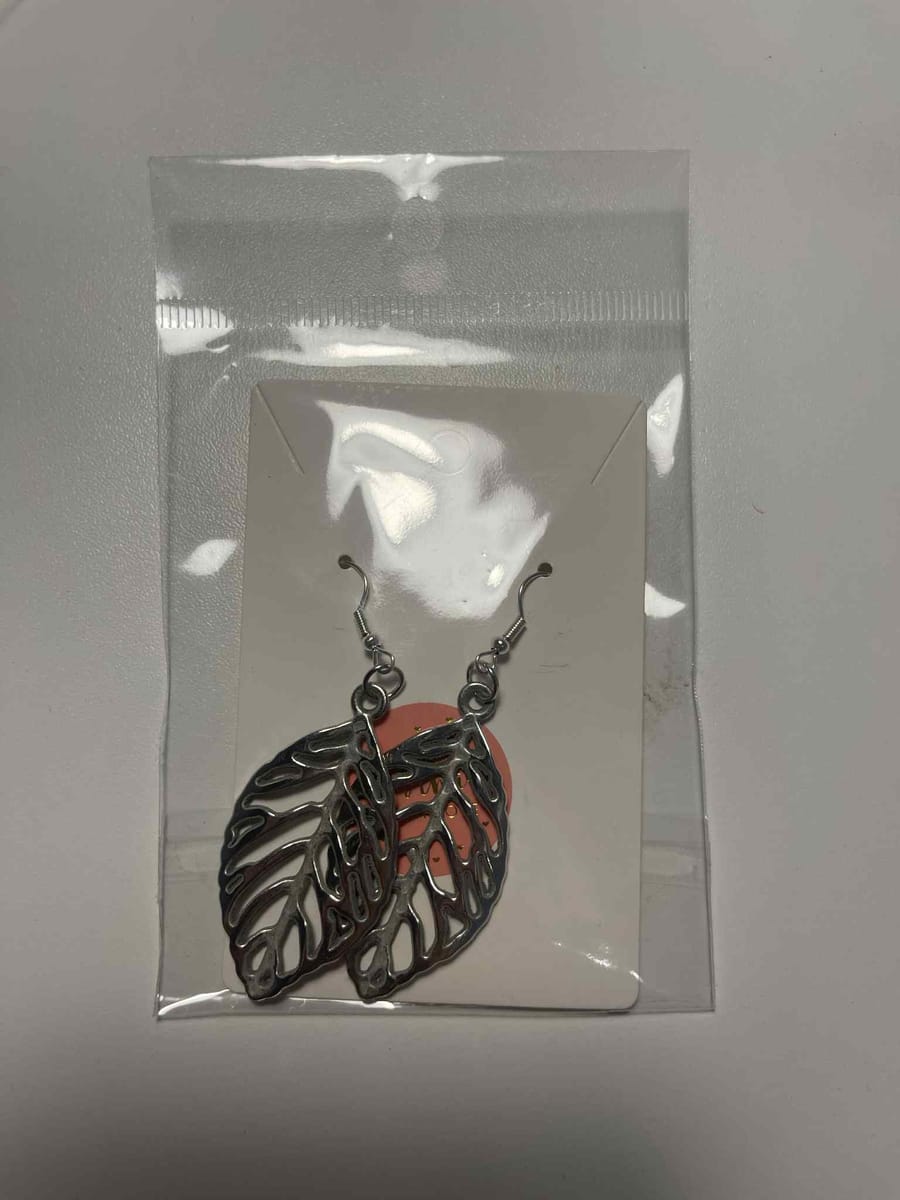 Örhängen Stort löv