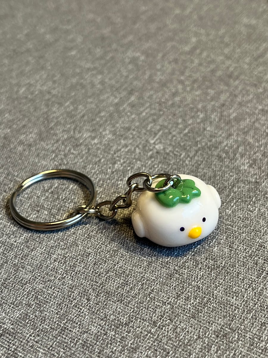 🦆 Charmig handgjord ank-nyckelring! 🍃