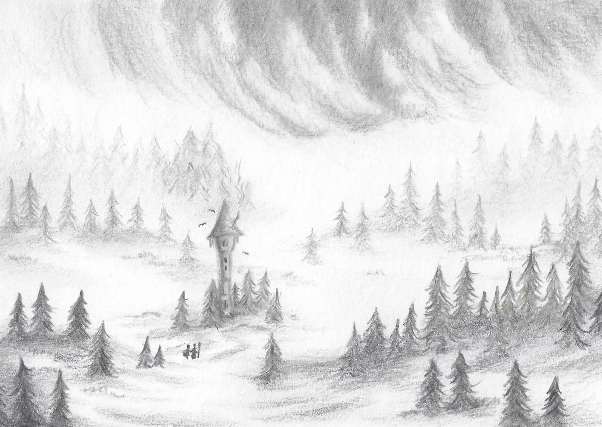 Vykort - Wizard tower