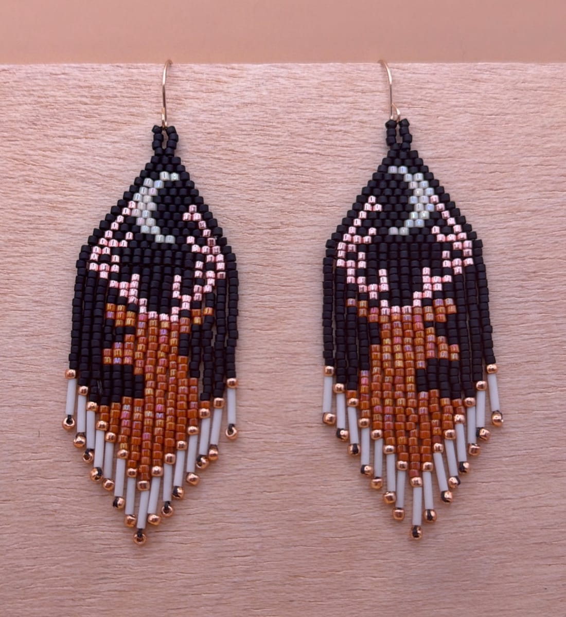 Miyuki örhängen med fransar