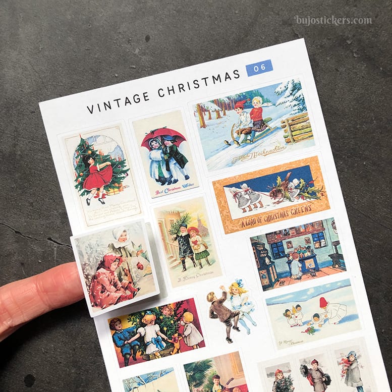 Stickers – Vintage Christmas 06