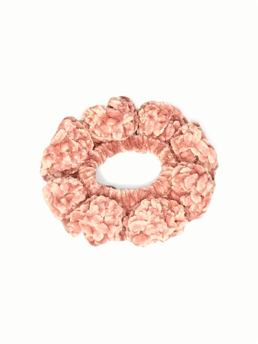 Virkad Scrunchie - Mjuk hårsnodd