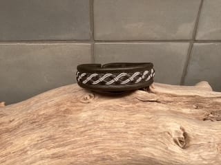 21 cm Tenntrådsarmband olivgrön