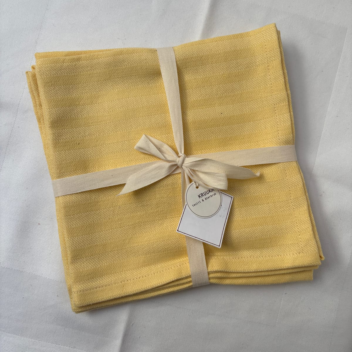 Tygservetter - bomull/lin