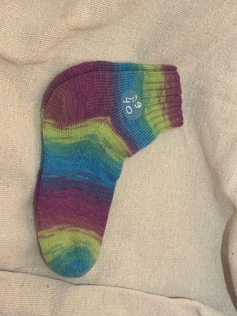 Varma och smidiga handstickade sockor storlek 39-40