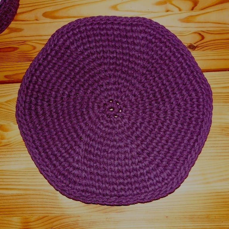 Rund bordsunderlägg