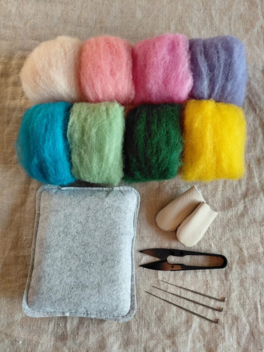 DIY-Kit Nåltovning - Vår/Påsk