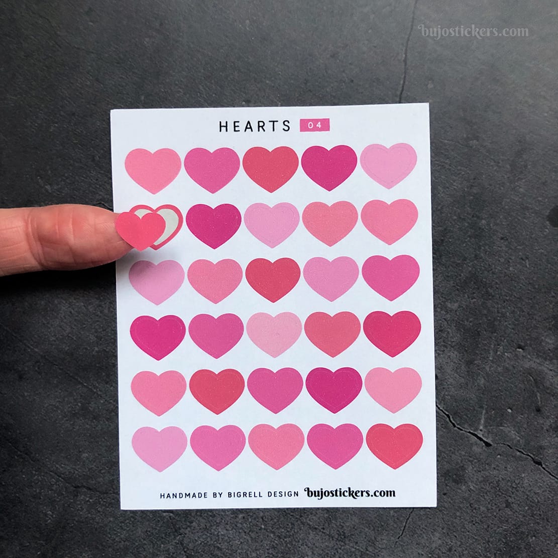 Stickers – Hjärtan
