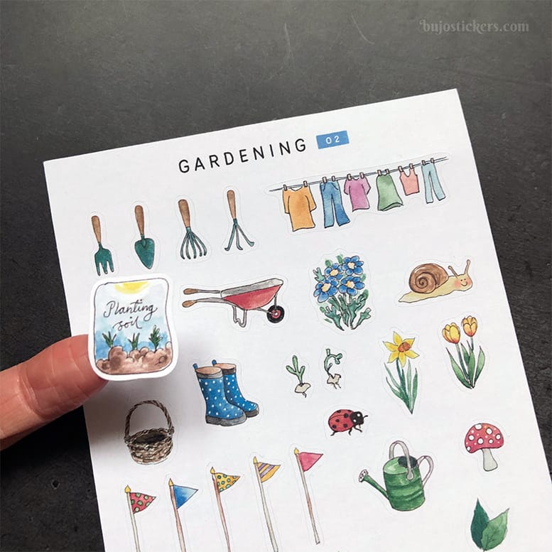 Stickers – Trädgård
