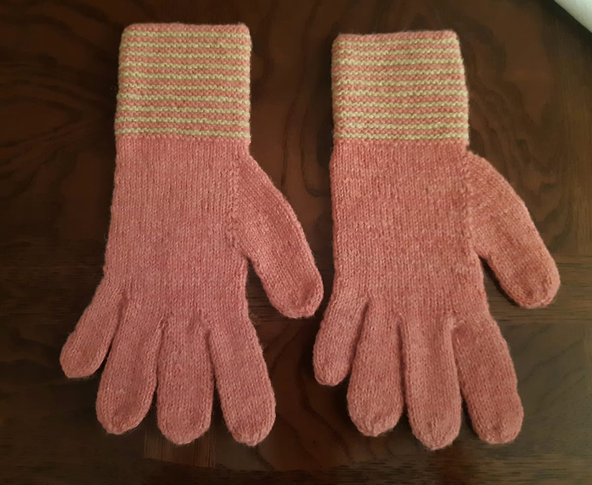 Växtfärgad ullvante