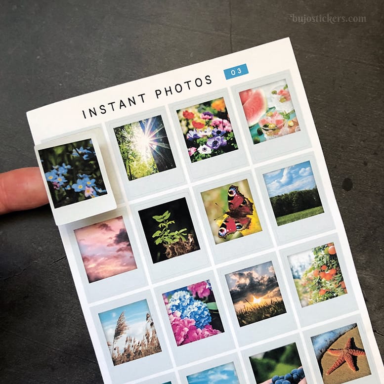 Stickers – Sommarbilder – Instant photos 03