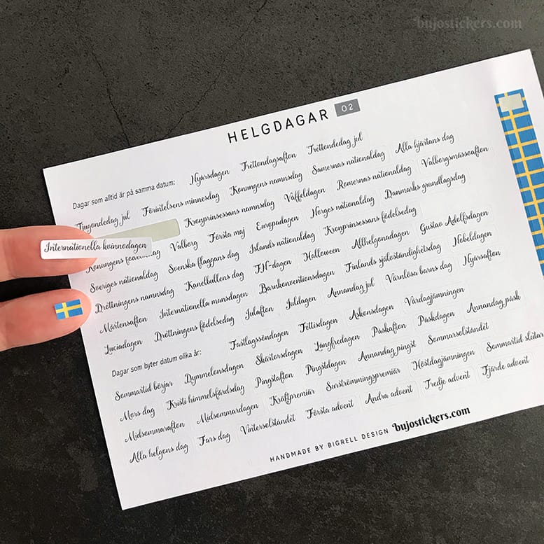 Stickers – Helgdagar