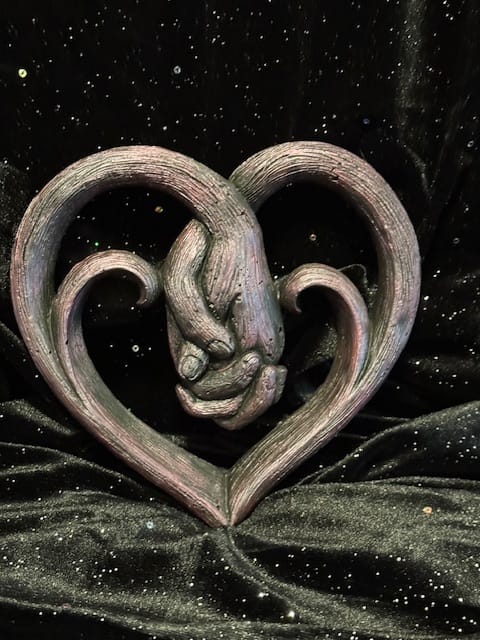 Väggdekoration händer/hjärta