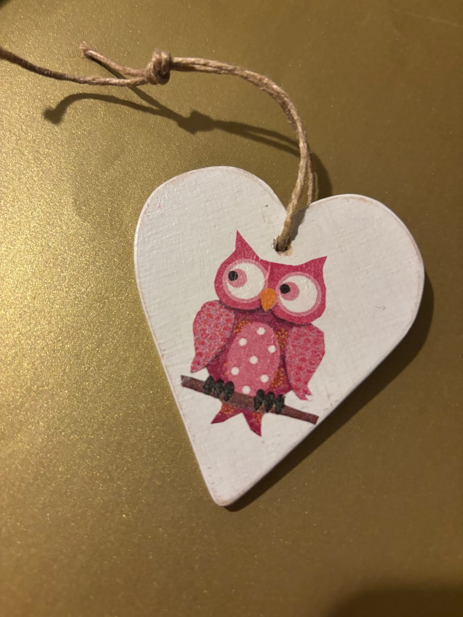 🦉 Handgjorda hjärtan med uggla – från ReDesignByTess 🦉