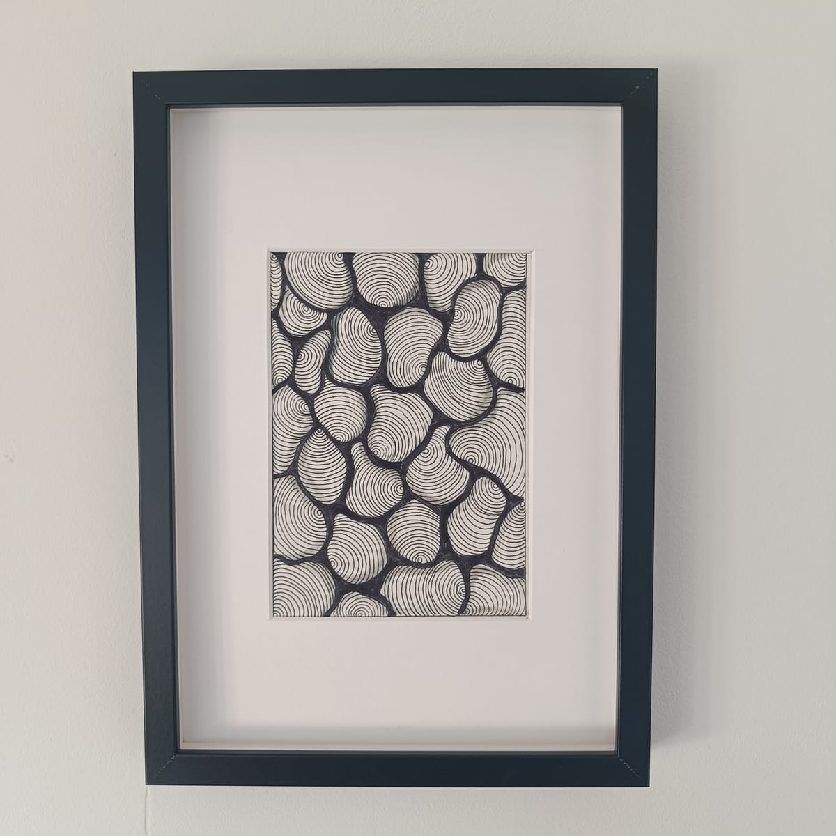 Cool Fineliner Art i Svart Ram - Rox