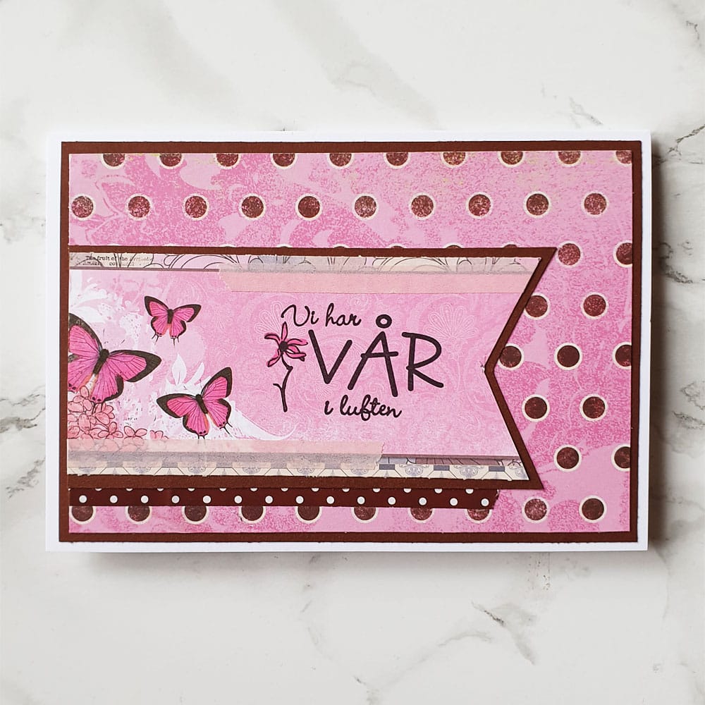 Kort med vårhälsning