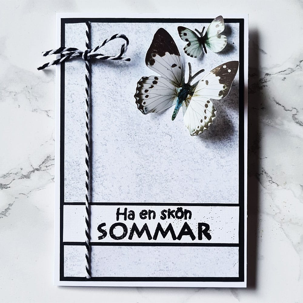 Kort med sommarhälsning