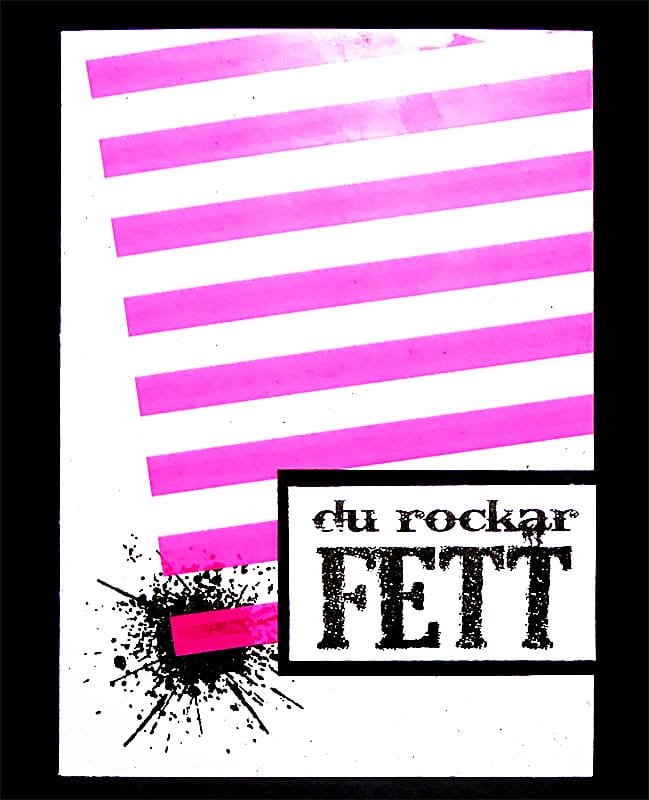 Kort - Du rockar fett